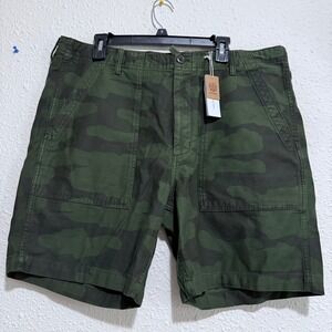 New Outerknown Mens 38 Bronze the field shorts‎ Utility Olive nigh Camo $118